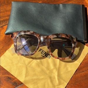 Fendi Color Block Sunglasses